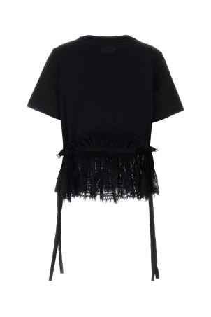 Black cotton t-shirt Black ALEXANDER MCQUEEN (A000L5QLAEZ)