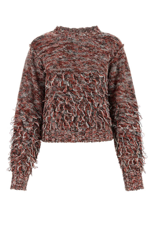 Embroidered cotton blend sweater DURAZZI (AK09)