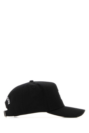 Black cotton baseball cap DSQUARED (BCM096405C00001)