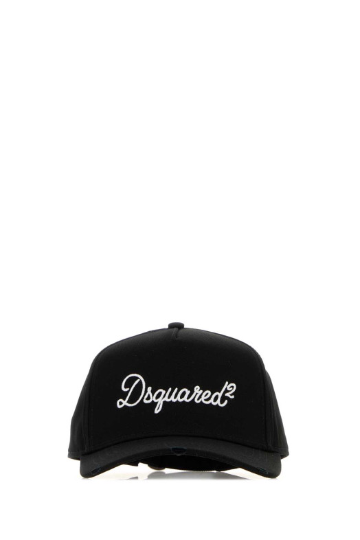 Черная хлопковая бейсболка DSQUARED (BCM097605C00001) DSQUARED2