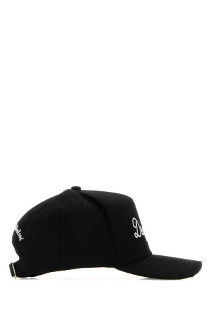 Black cotton baseball cap DSQUARED (BCM097605C00001)