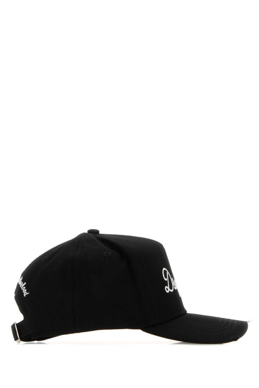 Черная хлопковая бейсболка DSQUARED (BCM097605C00001) DSQUARED2