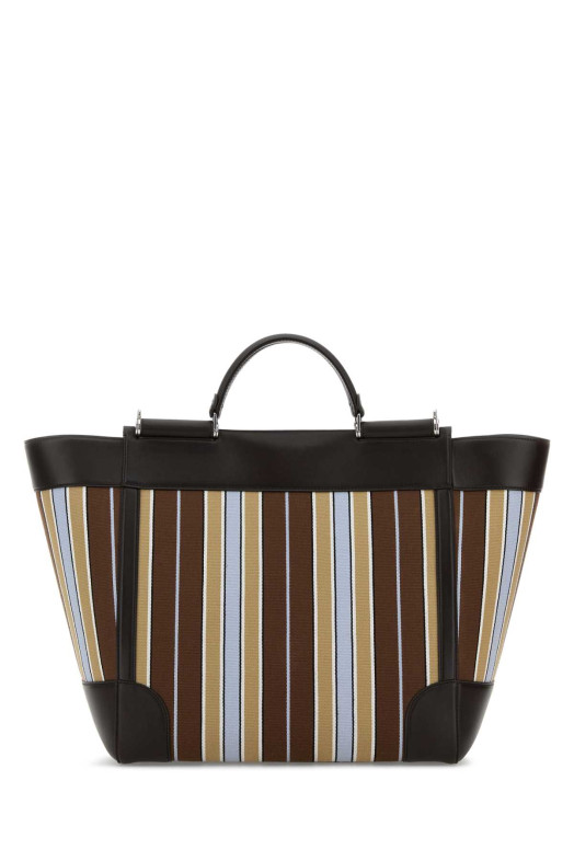 Сумка для покупок из ткани с вышивкой «Сицилия» от DOLCE & GABBANA (BM2448B0379) DOLCE & GABBANA