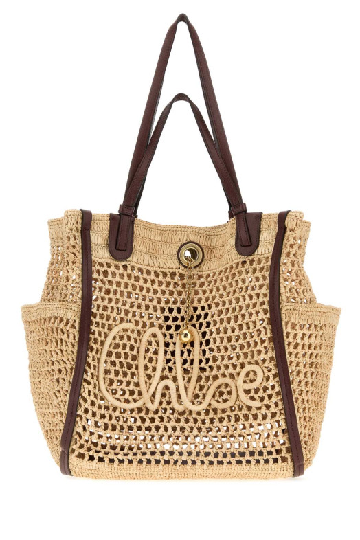 Raffia ChloÃ© Iconic shopping bag CHLOE (CH26US906P08)