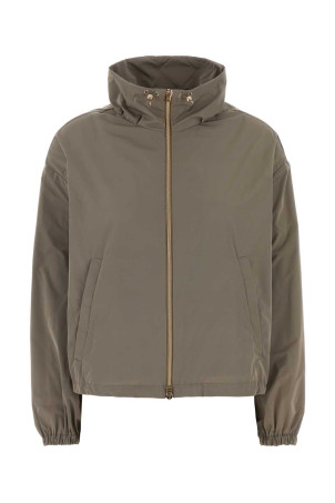 Dove grey polyester windbreaker HERNO (GI000280D12483Z)
