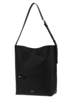 Black leather shopping bag TOM FORD (H0763LCL615Y)