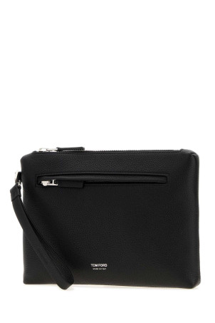 Черный кожаный клатч TOM FORD (H0764LCL615Y)