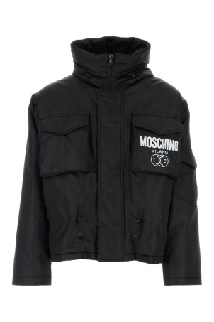 Black nylon padded jacket MOSCHINO (J06352015)