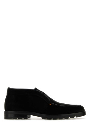 Black suede Desert slip-ons SANTONI (MGDC17823NEOBSEY)