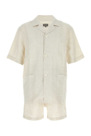 Embroidered linen pyjama ZEGNA (RAHP34A3PHSH01)