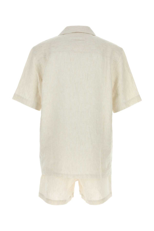 Embroidered linen pyjama ZEGNA (RAHP34A3PHSH01)
