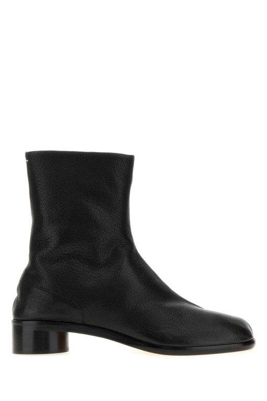 Ботильоны Tabi из черной кожи MAISON MARGIELA (S57WU0153P7805)