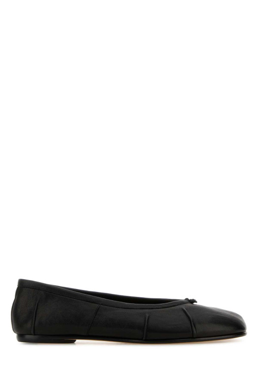 Чорні шкіряні балетки Tabi від MAISON MARGIELA (S57WZ0028P3753)