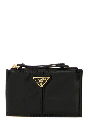 Черный кожаный держатель для карт Black PRADA (1MC0862CYR)