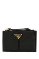 Черный кожаный держатель для карт Black PRADA (1MC0862CYR)