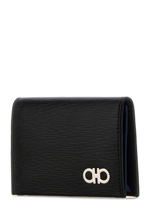 Black leather card holder SALVATORE FERRAGAMO (66A062685949)