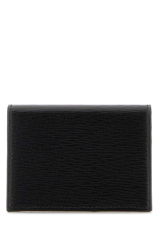 Чорний шкіряний картхолдер SALVATORE FERRAGAMO (66A062685949)