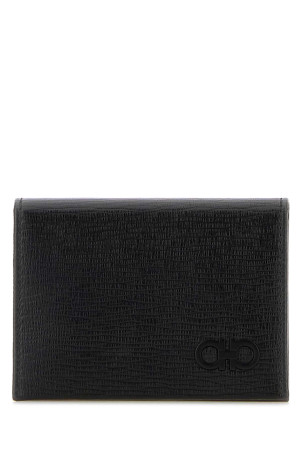 Black leather card holder SALVATORE FERRAGAMO (66A062733302)
