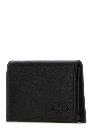 Black leather card holder SALVATORE FERRAGAMO (66A062733302)