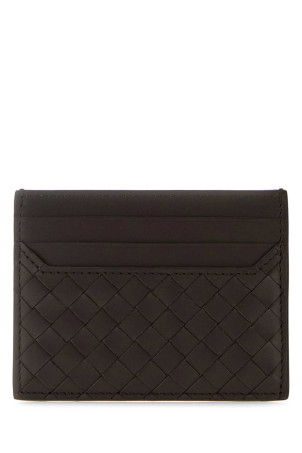 Dark brown leather card holder BOTTEGA VENETA (817397V4LQ1)