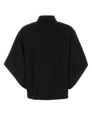 ЧЕРНАЯ РУБАШКА С РАГЛАННЫМИ РУКАВАМИ Black BOTTEGA VENETA (869829V6DB0)