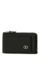 Black leather card holder Black VALENTINO GARAVANI (9Y2P0AN6UAG)