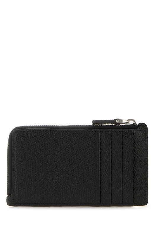 Black leather card holder Black VALENTINO GARAVANI (9Y2P0AN6UAG)
