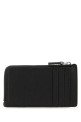 Black leather card holder Black VALENTINO GARAVANI (9Y2P0AN6UAG)
