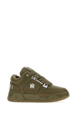 Army green leather MA-1 sneakers AMIRI (AMSNSN1087)