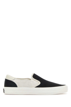 Black leather Laguna slip ons Black AMIRI (AMSNSN1105)