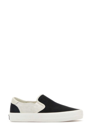Black leather Laguna slip ons Black AMIRI (AMSNSN1105)