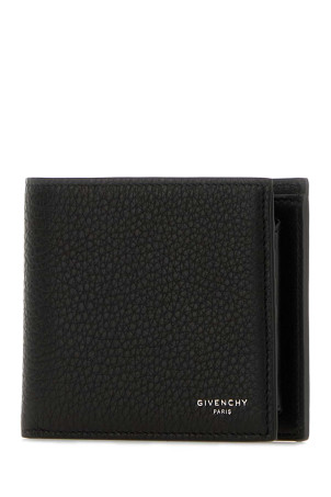 Black leather wallet GIVENCHY (BK60GUK213)