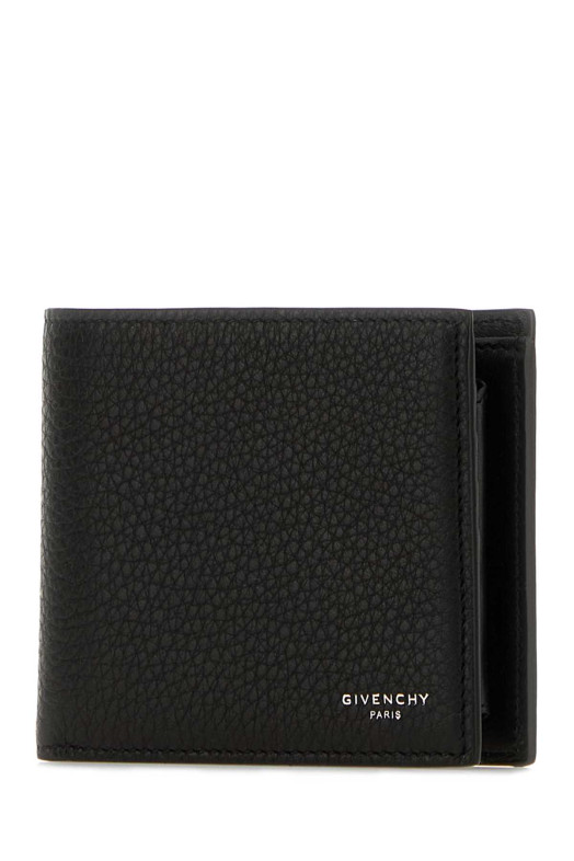 Чорний шкіряний гаманець GIVENCHY (BK60GUK213)