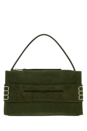 Bottle green suede Loafers handbag JW ANDERSON (HB0716LA0364)
