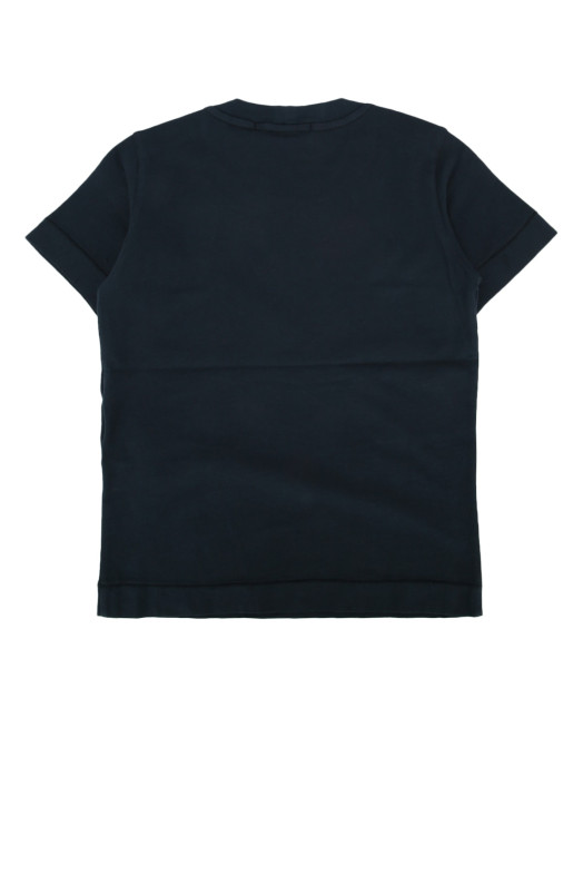 Футболка з коротким рукавом чорного кольору STONE ISLAND KIDS (L1S162100002S0047) STONE ISLAND JUNIOR
