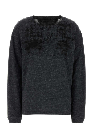Slate cotton t-shirt MAISON MARGIELA (S51GC0556M20162)