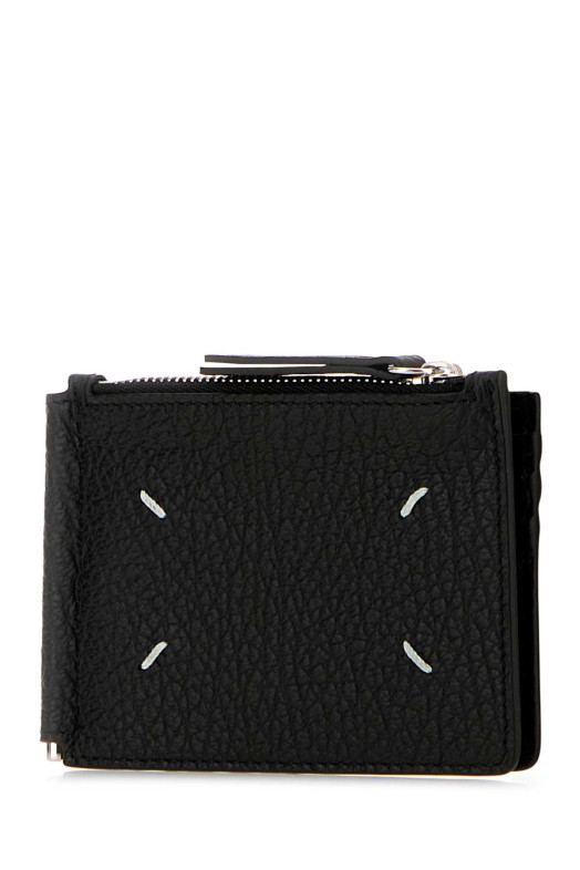 Чорний шкіряний гаманець MAISON MARGIELA (SA1UI0050P4455)