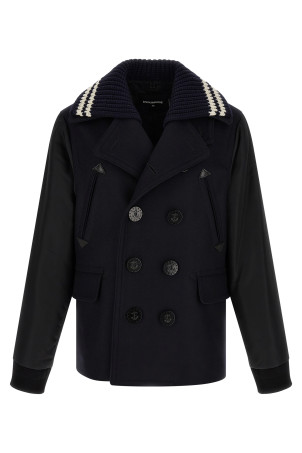 'Hybrid Peacoat' coat Blue