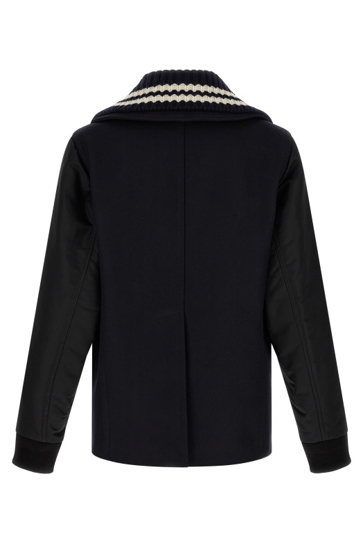Пальто «Hybrid Peacoat», синее S74AA0331S53003524