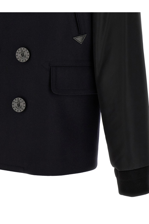 Пальто «Hybrid Peacoat», синее S74AA0331S53003524