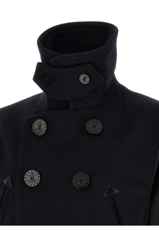Пальто «Hybrid Peacoat», синее S74AA0331S53003524