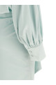 'Ruched Long' dress BLUE