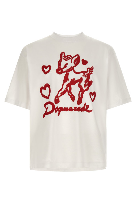 Printed T-shirt White