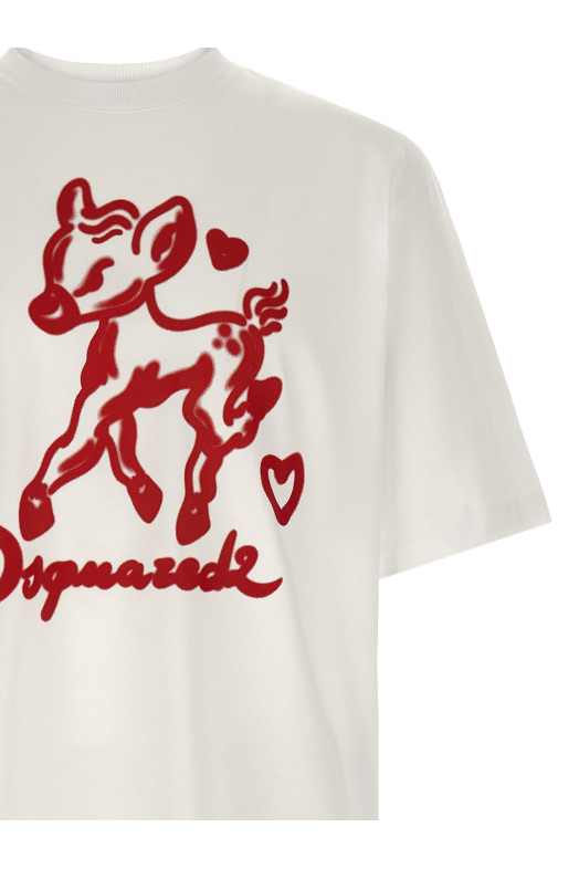Printed T-shirt White