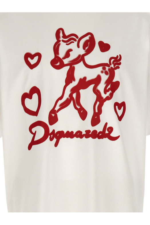 Printed T-shirt White