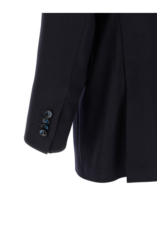 Virgin wool and cashmere dress Blue