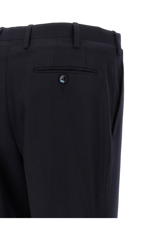 Virgin wool and cashmere dress Blue