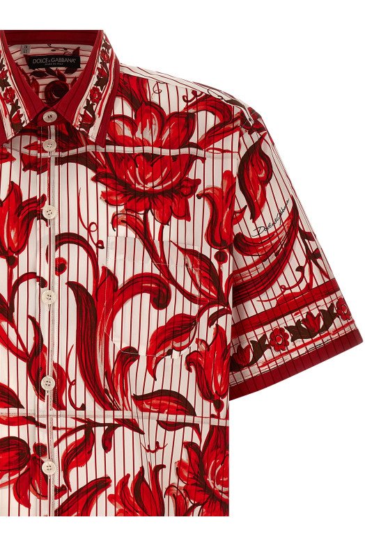 'Maiolica' shirt Red