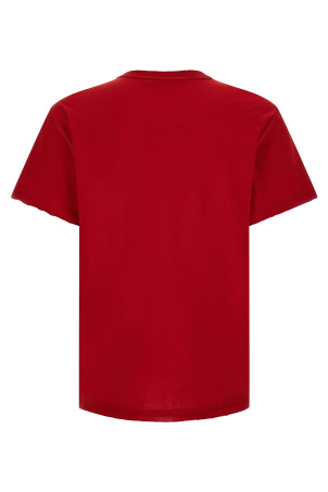 Футболка с вставками в тон, красная DOLCE & GABBANA G8TQ8ZG7QNNR2254