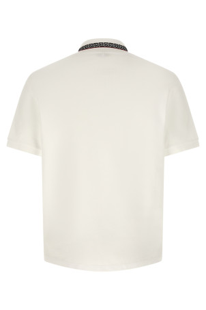 'Greca' polo shirt White
